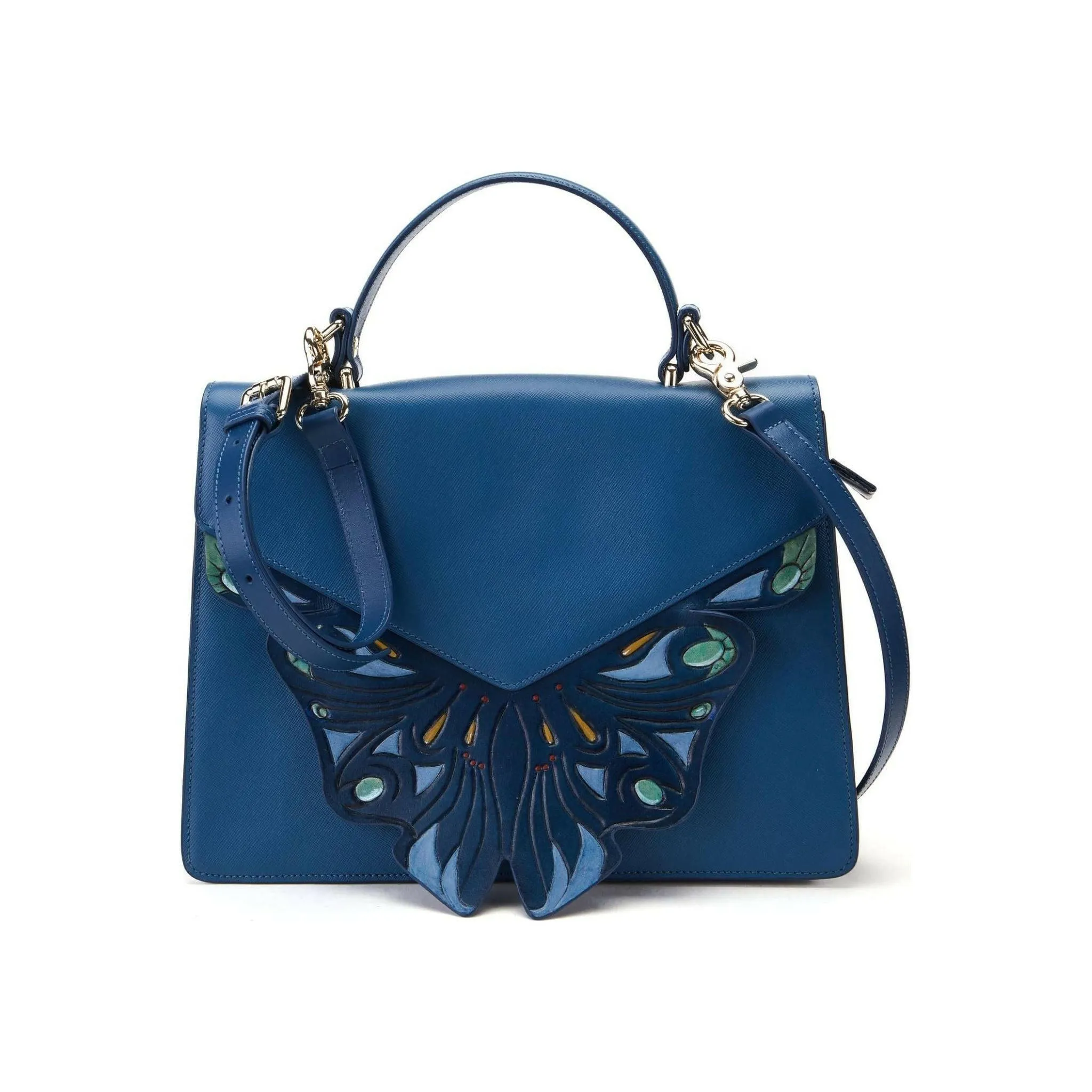 Wings Blue Shoulder Bag