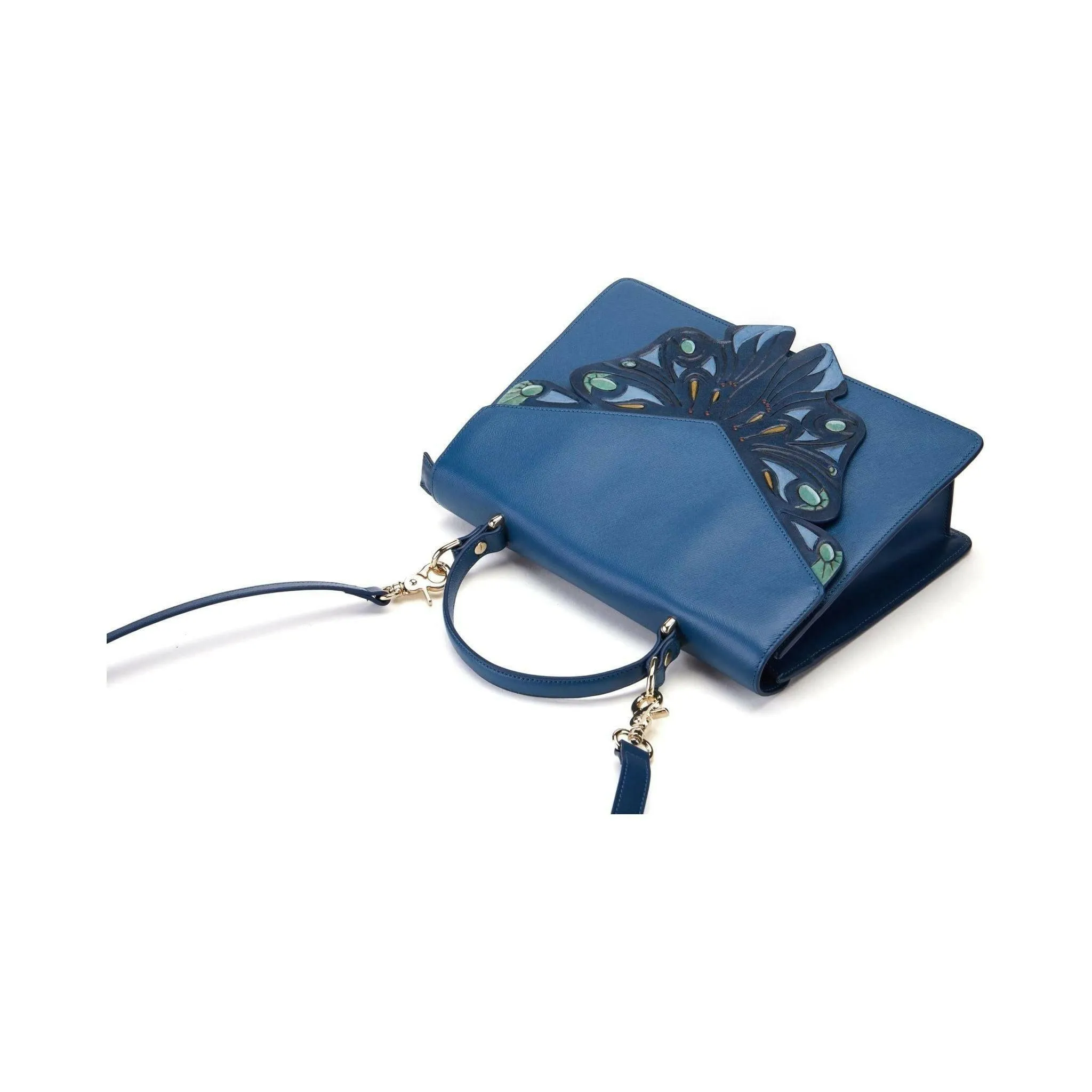 Wings Blue Shoulder Bag