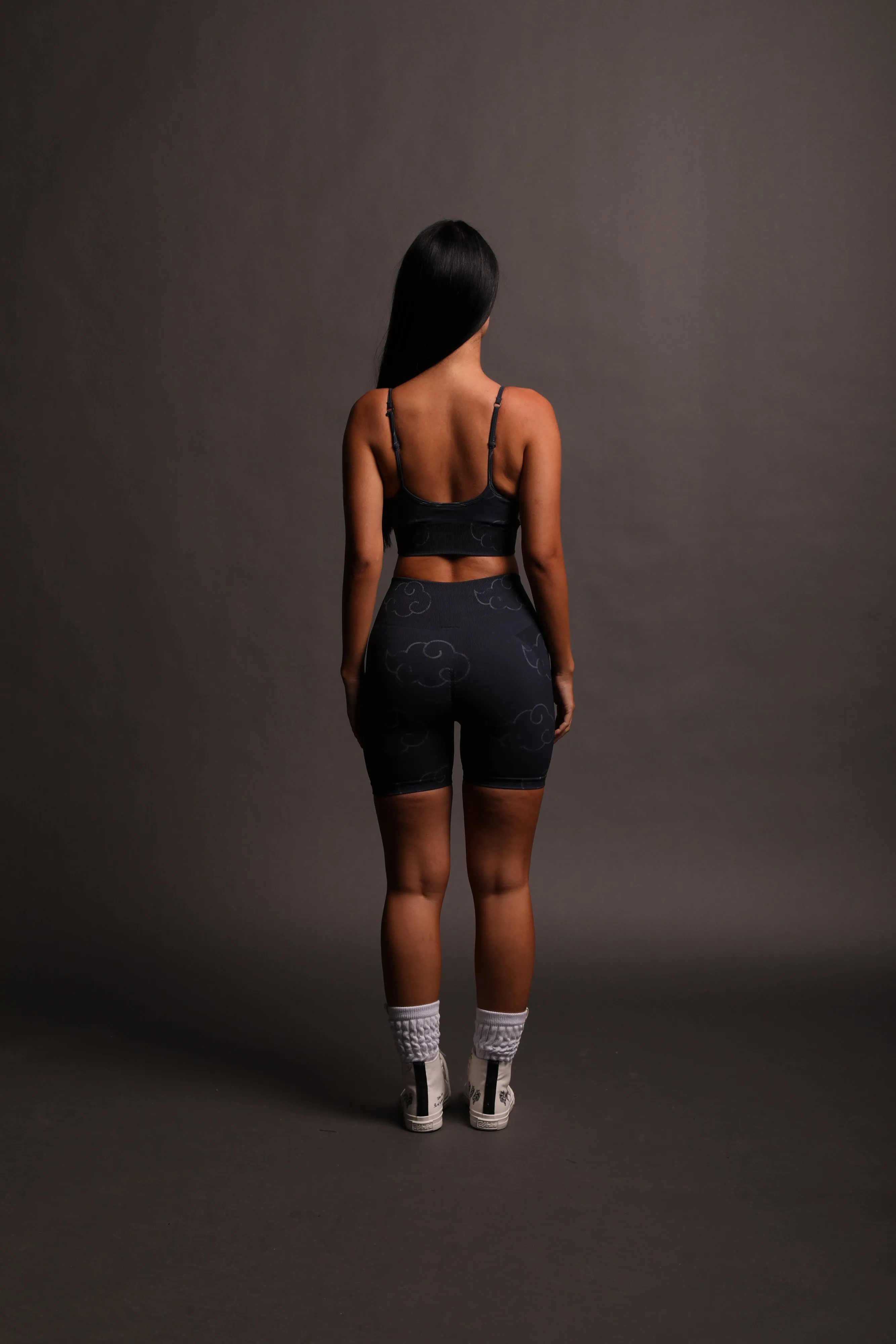 Wolf Cloud Loyalty "Everson Seamless" Sports Bra in Storm Blue