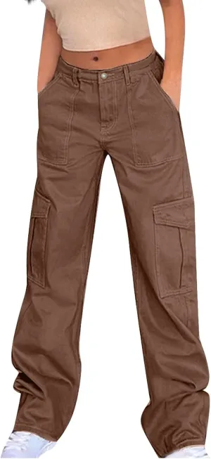 Women's Cinch Bottom Sweatpants High Waisted Casual Workout Athletic Baggy Joggers Lounge Pants with Pockets