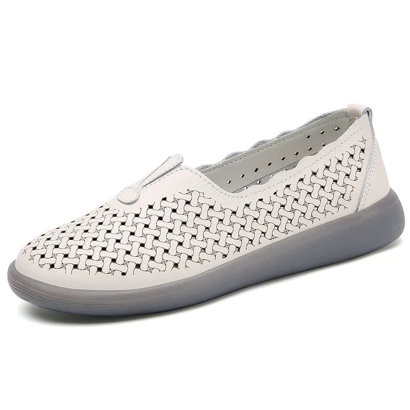 Women's Leather Fashionable Casual Shoes