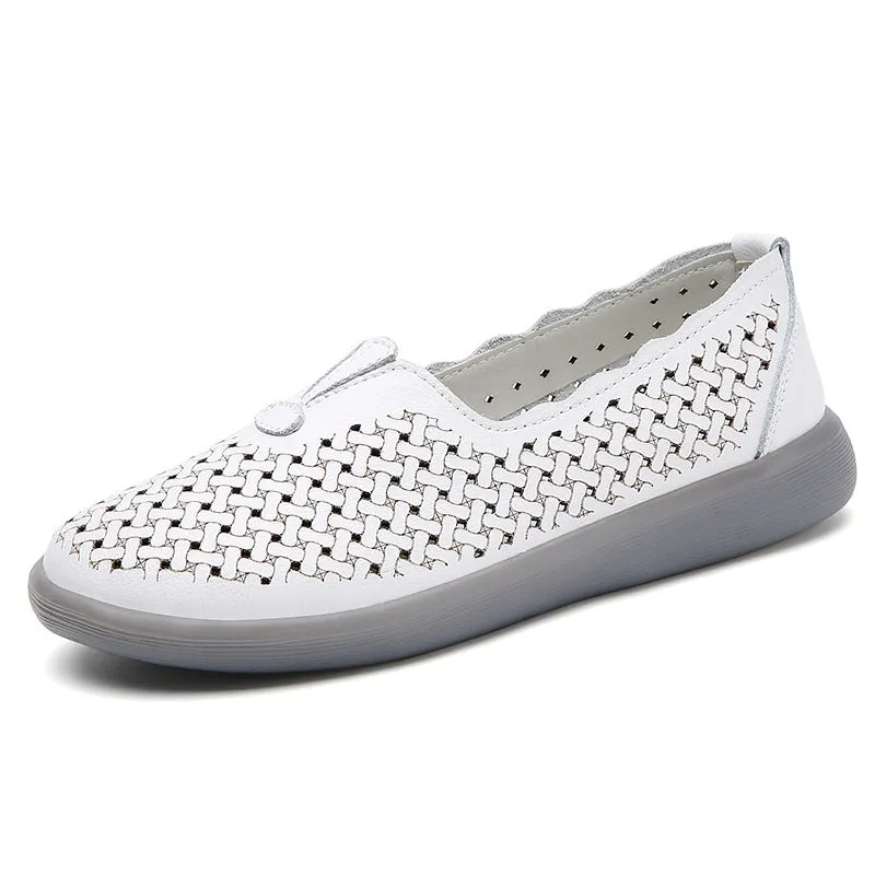 Women's Leather Fashionable Casual Shoes