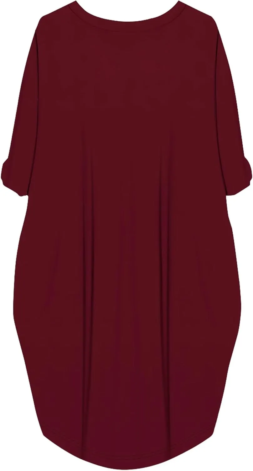 Women's Plus Size Dresses African Print Midi Dresses Long Loose Sundresses