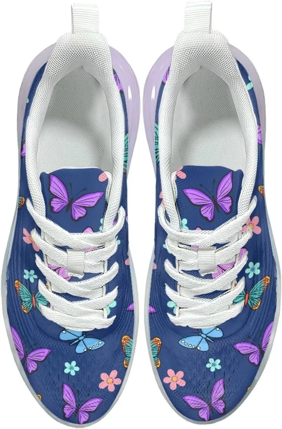 Women's Shoes Casual Comfortable Low Top Air Cushion Workout Sneaker Lightweight Non-Slip Footwear Running Shoes Women US 6-11