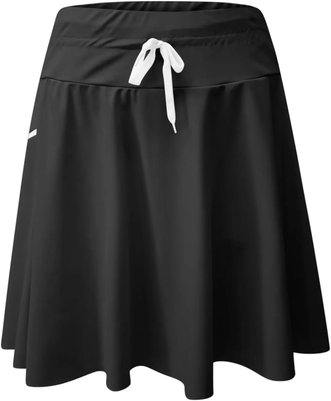 Women's Swim Skirt Quick Dry Workout High Waisted Skirts Drawstring Sports Beach Cute Pure Smooth Skirt 2025 New