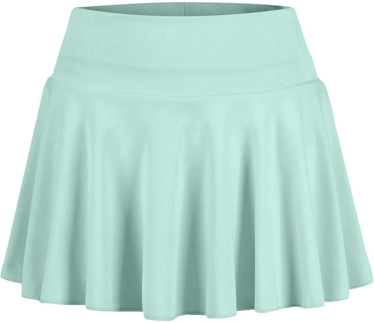 Women's Tennis Skirt Summer High Waist Tiered Mini Skort Built-in Shorts