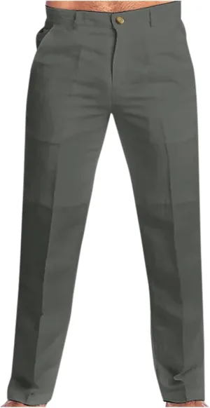 XUETON Men's Slim Fit Dress Pants Casual Office Work Pants Flat-Front Stretch Chino Golf Trousers Cotton Linen Workout Pants