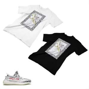 YEEZY 350 v2 Zebra Matching Custom Designed T shirt AD-Y-17-22