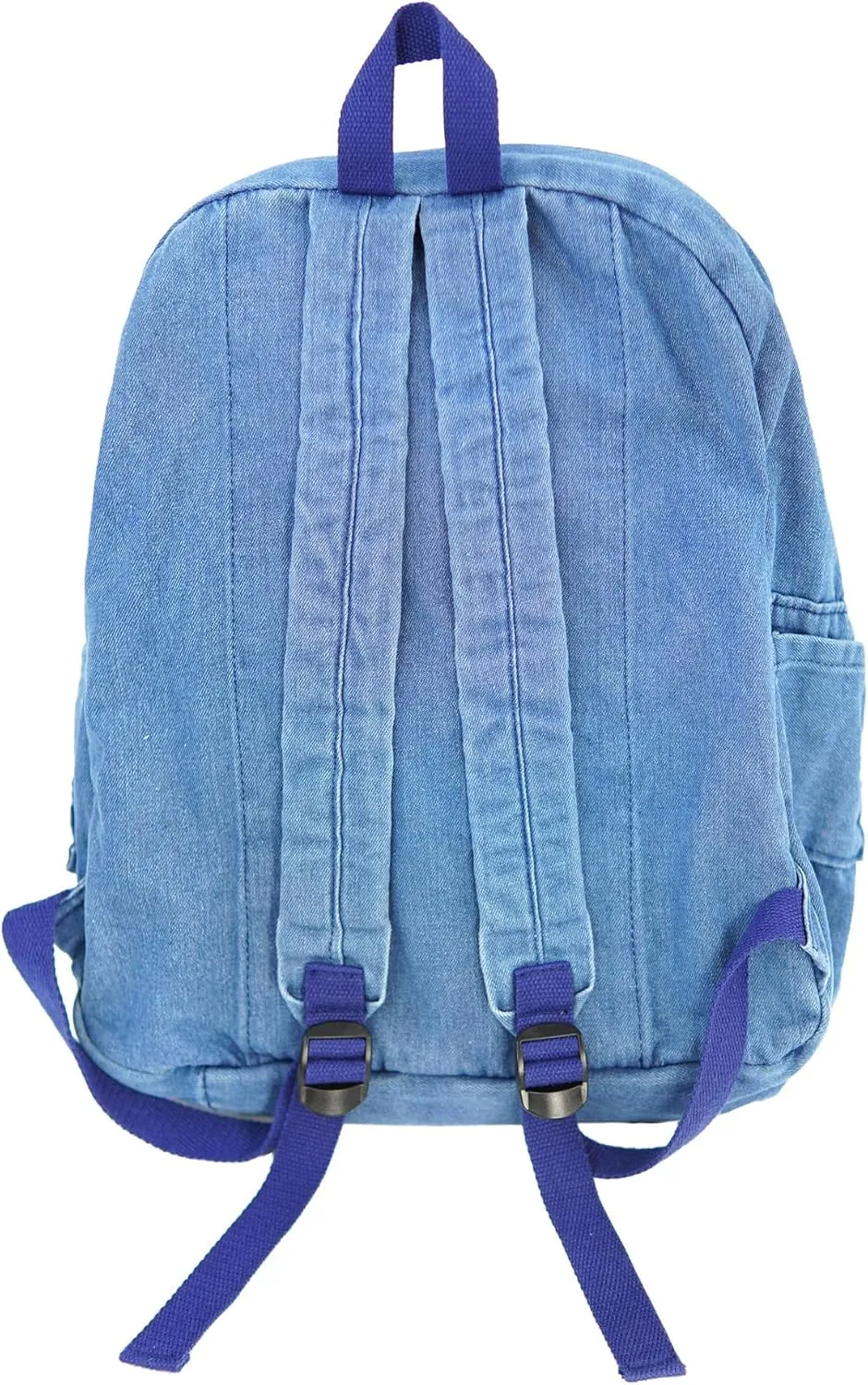 YunZh Denim Backpack Casual Style Lightweight Jeans Backpacks Classic Retro Travel Daypack