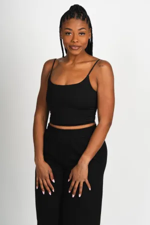 Z Supply Madeira so smooth cami tank top black